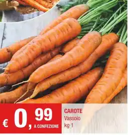 Crai CAROTE Vassoio offerta