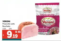 Altasfera VERONI Prosciutto cotto Boschetto offerta
