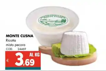 Altasfera MONTE CUSNA Ricotta misto pecora offerta