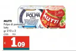 Altasfera MUTTI Polpa di pomodoro latta offerta