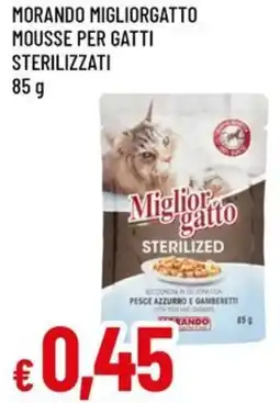 Famila Morando migliorgatto mousse per gatti sterilizzati offerta
