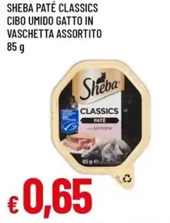 Famila Sheba paté classics cibo umido gatto in vaschetta assortito offerta