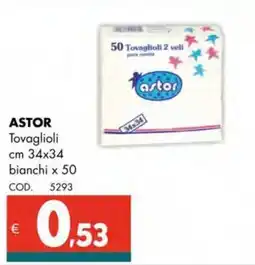 Altasfera ASTOR Tovaglioli offerta