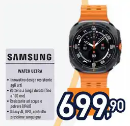Unieuro SAMSUNG WATCH ULTRA offerta