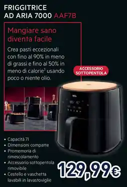 Unieuro AEG FRIGGITRICE AD ARIA 7000 AAF7B offerta