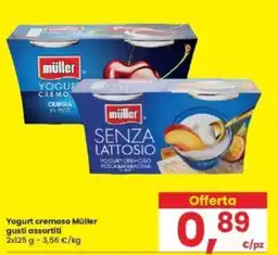 Eurospar Yogurt cremoso Müller offerta