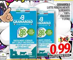 Il Genio Supermercato Granarolo latte parzialmente scremato 100% italiano offerta
