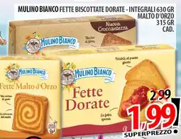 Il Genio Supermercato Mulino bianco fette biscottate offerta