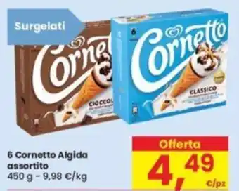 Eurospar 6 Cornetto Algida offerta