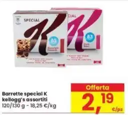 Eurospar Barrette special K kellogg's offerta