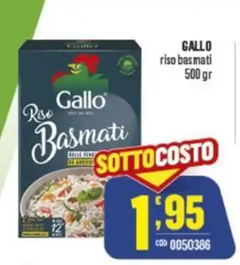 Gruppo di Palo GALLO riso basmati offerta