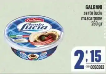 Gruppo di Palo GALBANI santa lucia mascarpone offerta