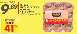 Italmark Tonno all'olio di oliva RIO MARE offerta