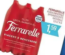 FERRARELLE acqua minerale effervescente naturale