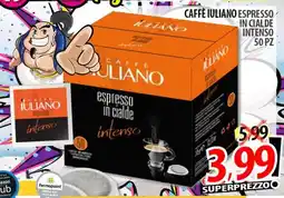 Il Genio Supermercato CAFFÈ IULIANO espresso in cialde intenso offerta