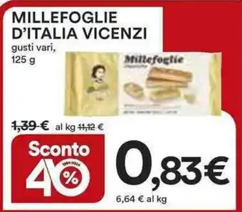 Ipercoop Millefoglie d'italia VICENZI offerta