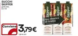 Ipercoop Succhi SKIPPER offerta
