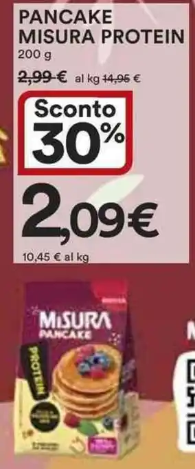 Ipercoop Pancake protein MISURA offerta