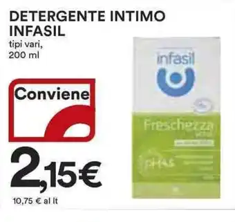 Ipercoop Detergente intimo INFASIL offerta