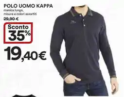 Ipercoop Polo uomo KAPPA offerta