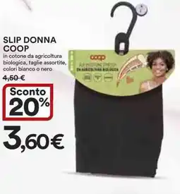 Ipercoop Slip donna COOP offerta