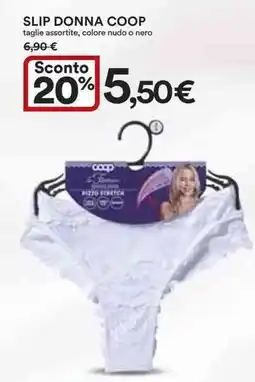 Ipercoop Slip donna COOP offerta