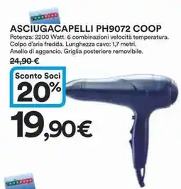 Ipercoop Asciugacapelli PH9072 COOP offerta