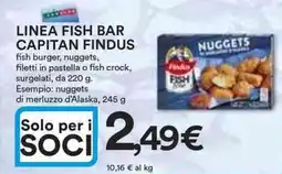 Ipercoop Linea fish bar CAPITAN FINDUS offerta