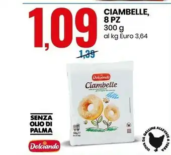 Eurospin Ciambelle, 8 pz offerta