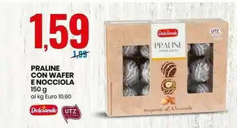 Eurospin Praline con wafer e nocciola offerta