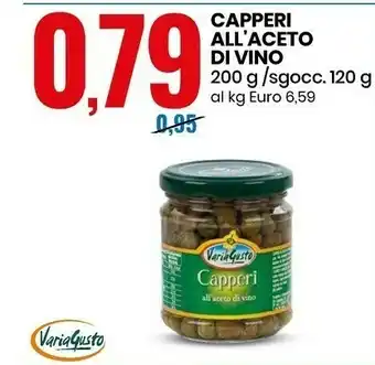 Capperi all aceto di vino