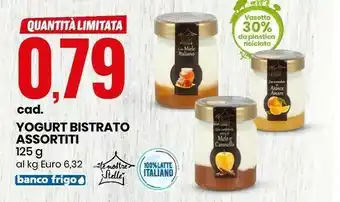Eurospin Le nostre stelle yogurt bistrato assortiti offerta