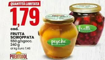 Eurospin Frutta sciroppata offerta