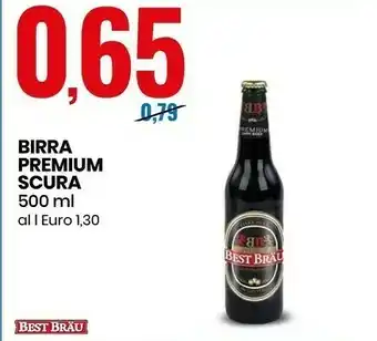 Eurospin Birra premium scura offerta