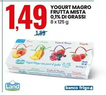 Eurospin Yogurt magro frutta mista 0,1% di grassi offerta