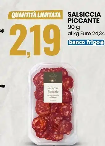 Eurospin Salsiccia piccante offerta