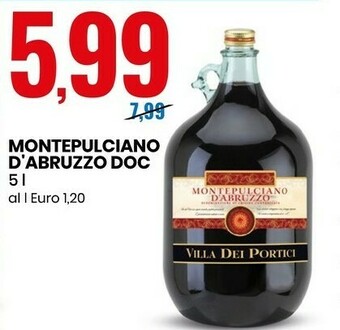 Eurospin Montepulciano d'abruzzo doc offerta