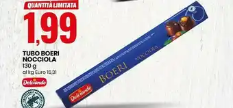 Eurospin Boeri nocciola offerta
