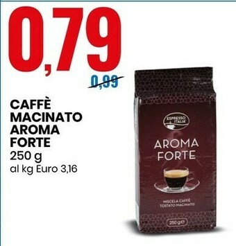 Eurospin Caffè macinato aroma forte offerta