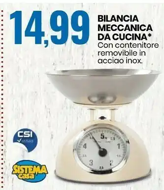 Eurospin Bilancia meccanica da cucina offerta