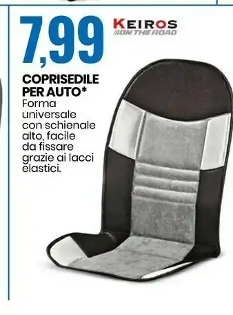 Eurospin Keiros coprisedile per auto offerta