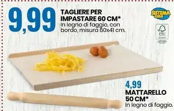 Eurospin Tagliere per impastare offerta