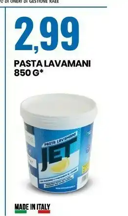 Pasta lavamani