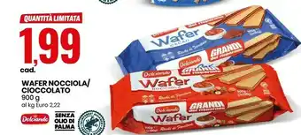 Eurospin Wafer nocciola / cioccolato offerta