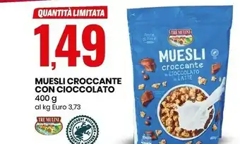 Eurospin Muesli croccante con cioccolato offerta