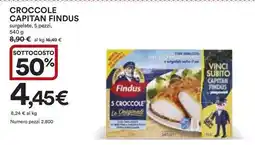 Ipercoop Croccole CAPITAN FINDUS offerta