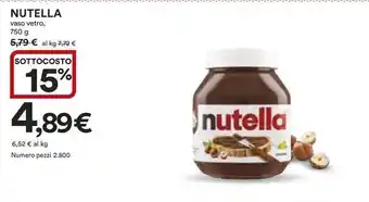 Ipercoop NUTELLA offerta