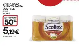 Ipercoop Carta casa quanto basta SCOTTEX offerta