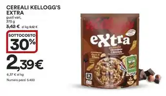 Ipercoop Cereali kellogg's extra offerta