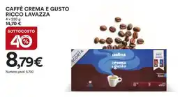 Ipercoop Caffè crema e gusto ricco LAVAZZA offerta